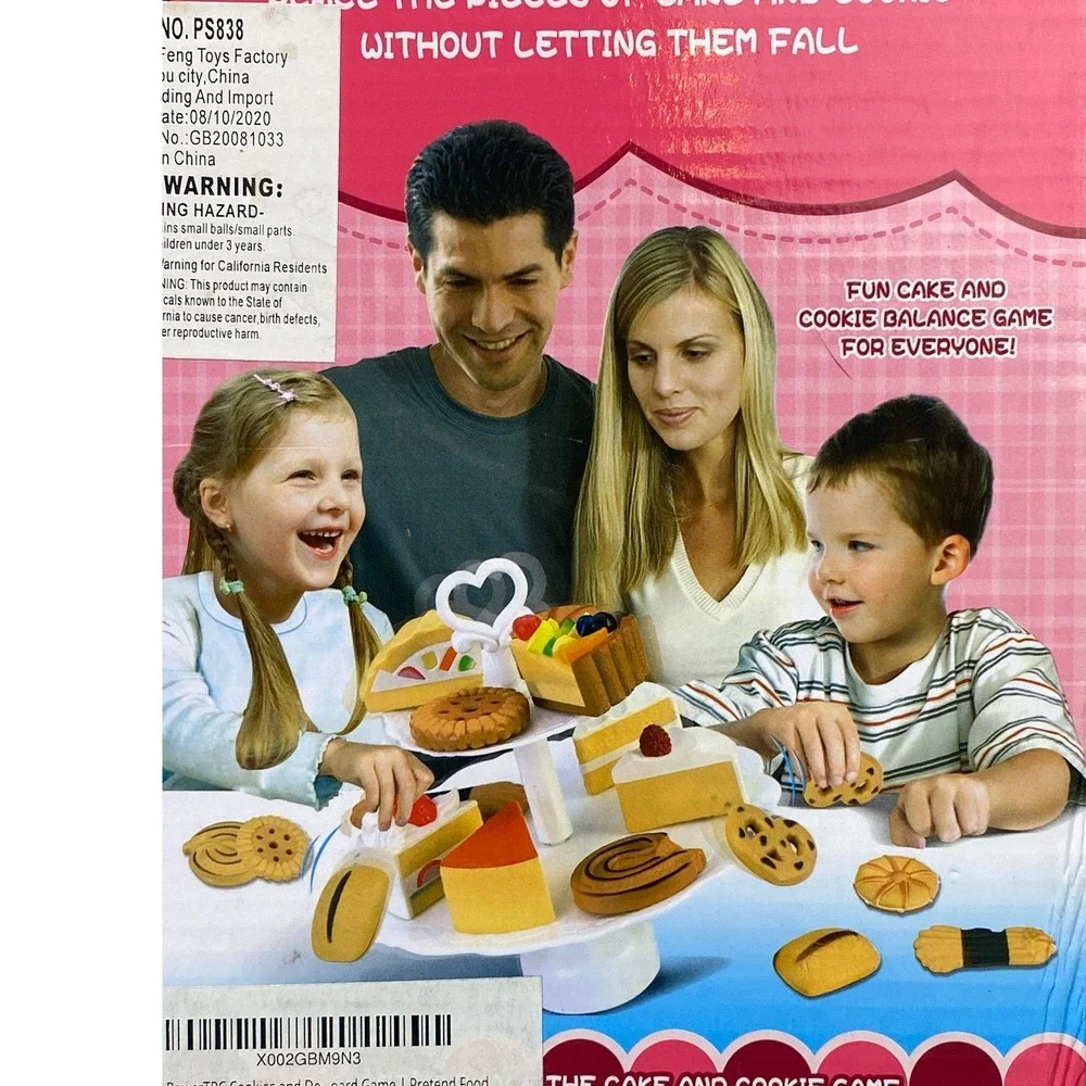 Happy Family‎ Balance Game Cake and Cookie Stacking Toy for Kids Ages 3+